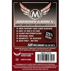 Sleeves Mayday 43x65mm Mini Chimera PREMIUM - 50 pièces photo couverture de jeu