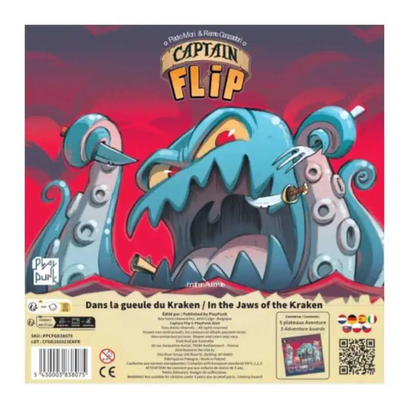 Captain Flip : Dans la Gueule du Kraken (ext) photo couverture de jeu