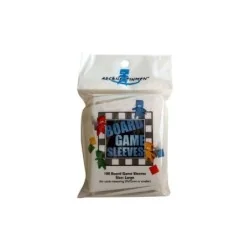 Protège cartes Arcane Tinmen : 100 Board Game Sleeves : Clear Large 59x92mm photo couverture de jeu