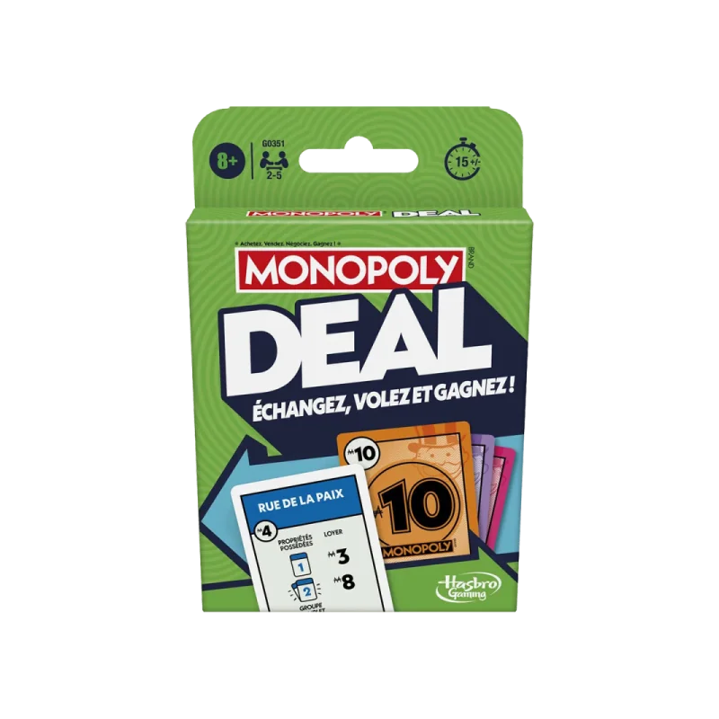 Monopoly Deal - Édition 2024 photo couverture de jeu