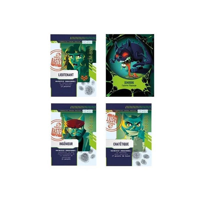 cartes du jeu Mission Aldebaran