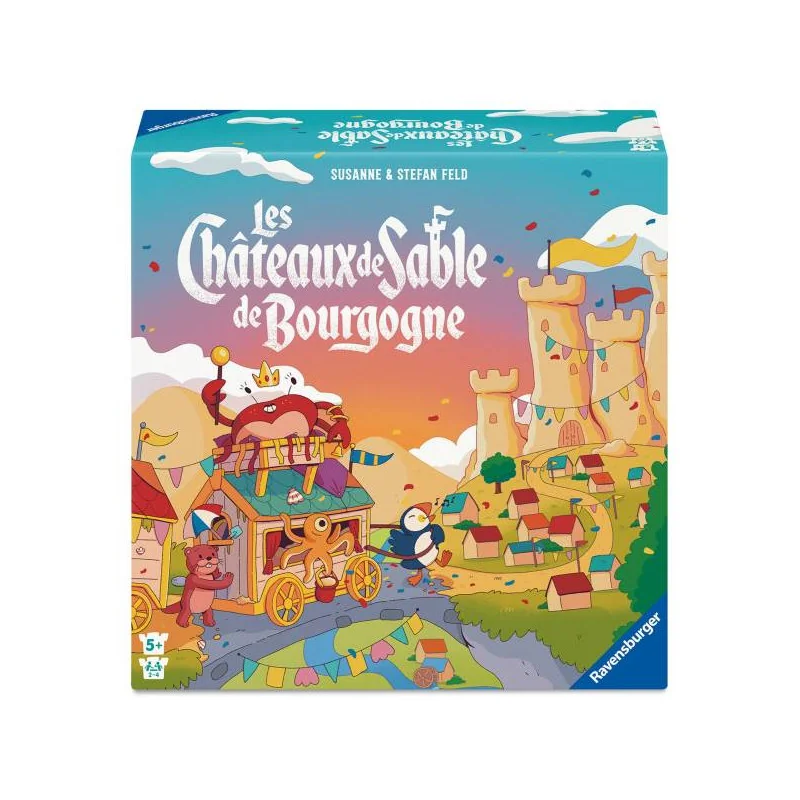 Boîte du jeu Les Châteaux de Sable de Bourgogne