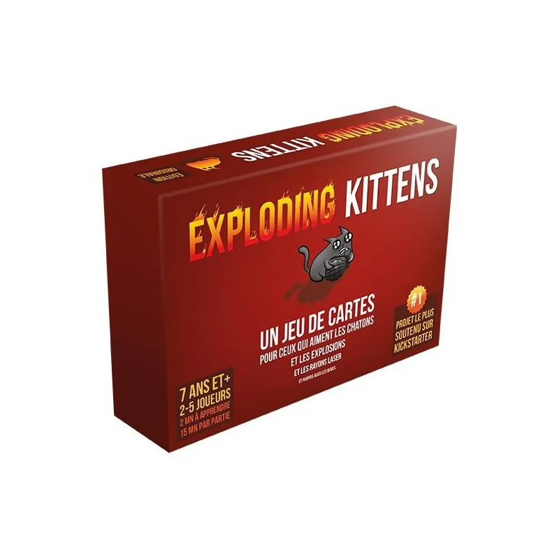 Boîte du jeu Exploding Kittens : le jeu de base