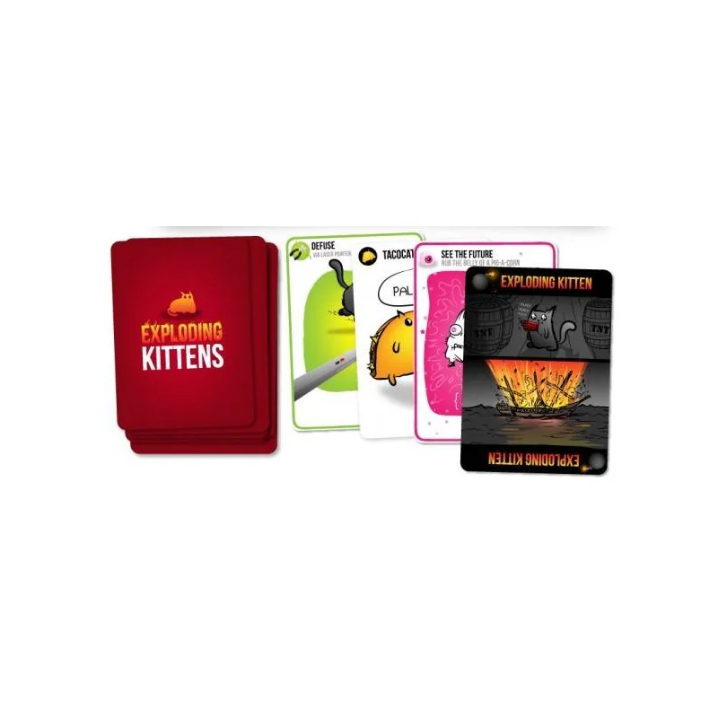 Cartes du jeu Exploding Kittens : le jeu de base