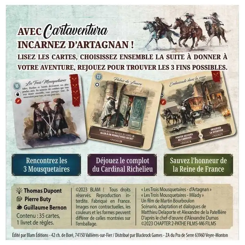Cartaventura 3 Mousquetaires : L'Honneur de la Reine photo 3