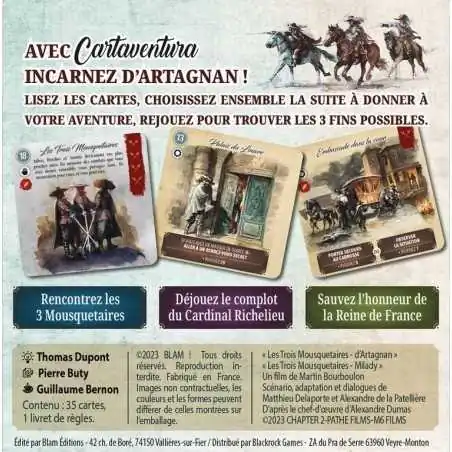 Cartaventura 3 Mousquetaires : L'Honneur de la Reine photo 3