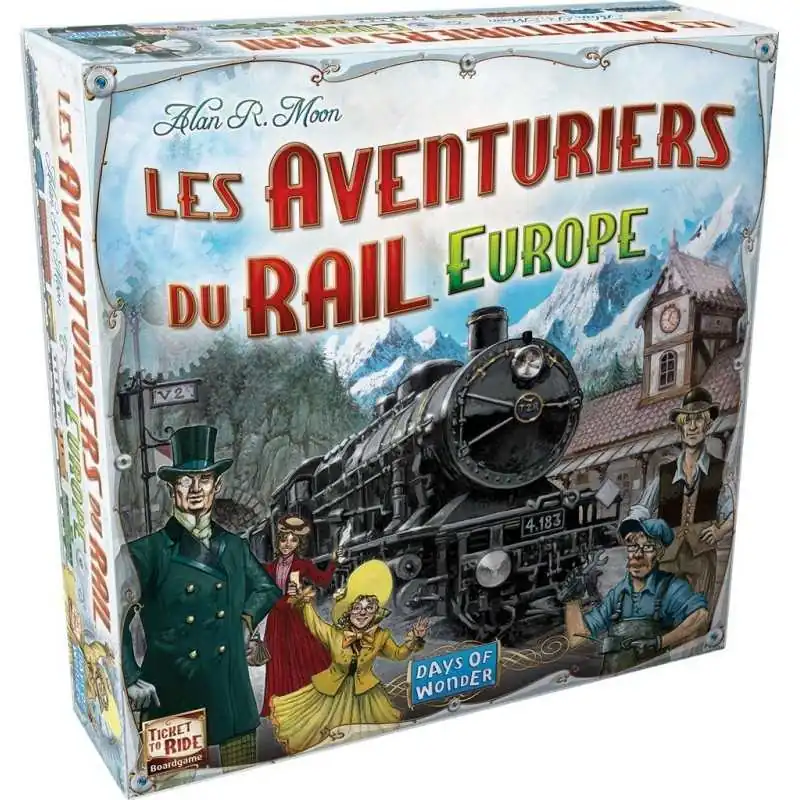 Les Aventuriers du Rail Europe photo couverture de jeu