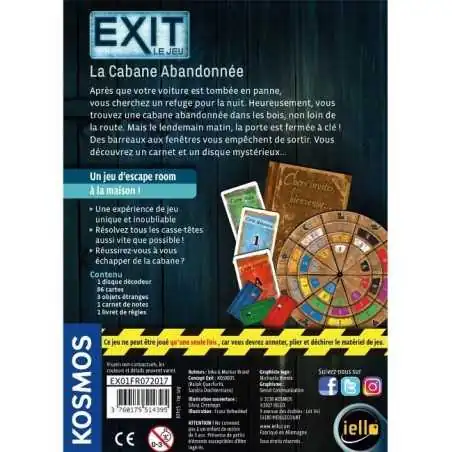 EXIT : La Cabane Abandonnée (Confirmé) photo 2