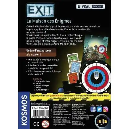 EXIT : La Maison des Enigmes (Débutant) photo 2