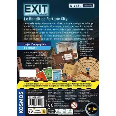 EXIT : Le Bandit de Fortune City (Confirmé) photo 3