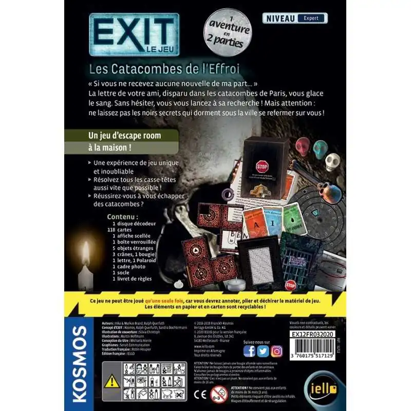 EXIT : Les Catacombes de l'Effroi (Expert) photo 2