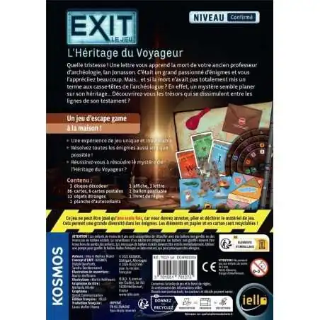 EXIT : L'Heritage du Voyageur (Confirmé) photo 2