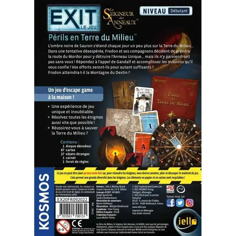EXIT : Seigneur des Anneaux (Débutant) photo 3