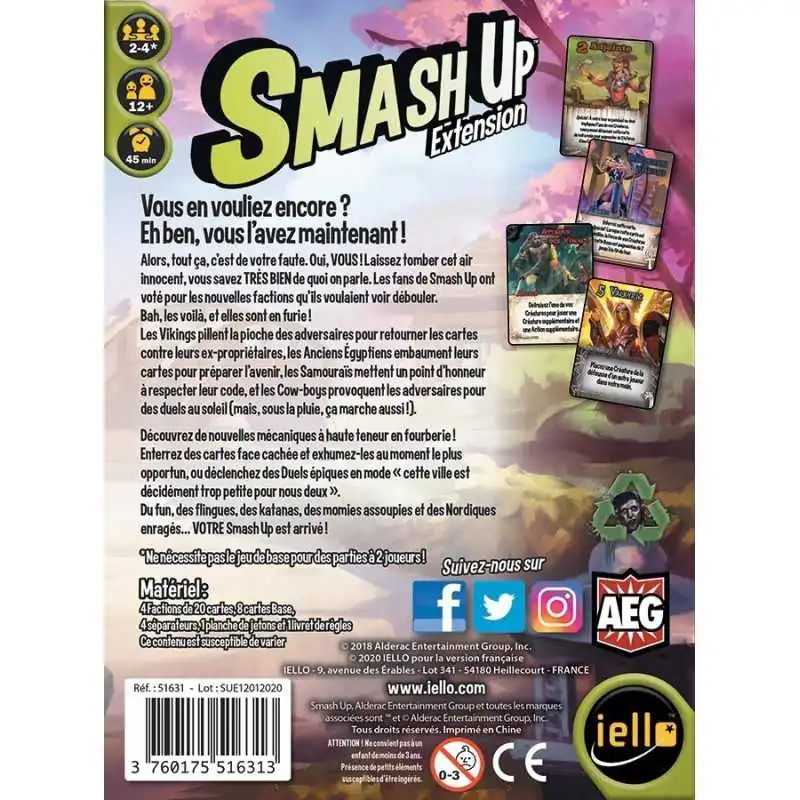 Smash Up : Vous en voulez encore ? (Extension n°11) photo 2