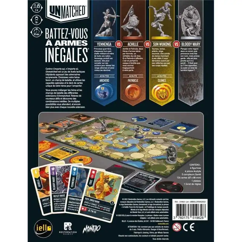 Unmatched : Combats de Légende Vol.2 photo 3