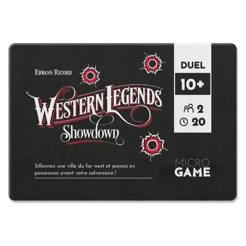 Western Legends Showdown Micro Game (EN/FR) photo couverture de jeu