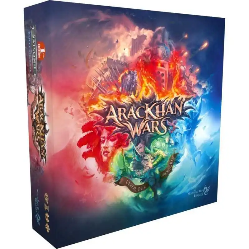 Arackhan Wars S1 - L'Éveil de l'Ordre Gris (boîte de base 1ère édition) photo couverture de jeu