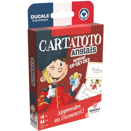 Ducale - Cartatoto Anglais - éco format photo couverture de jeu