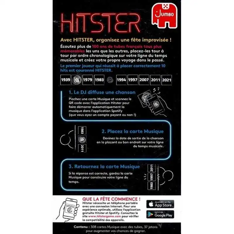 Hitster Volume 2 - 100% Chansons Françaises photo 2