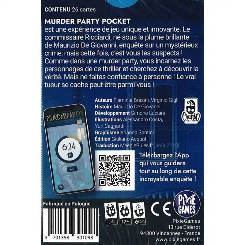 Murder Party Pocket : Le Baisser de Rideau photo 2