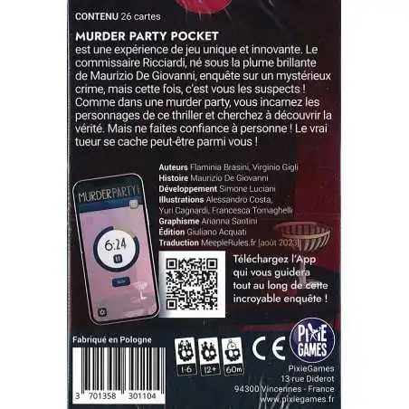 Murder Party Pocket : Péché Mortel photo 2