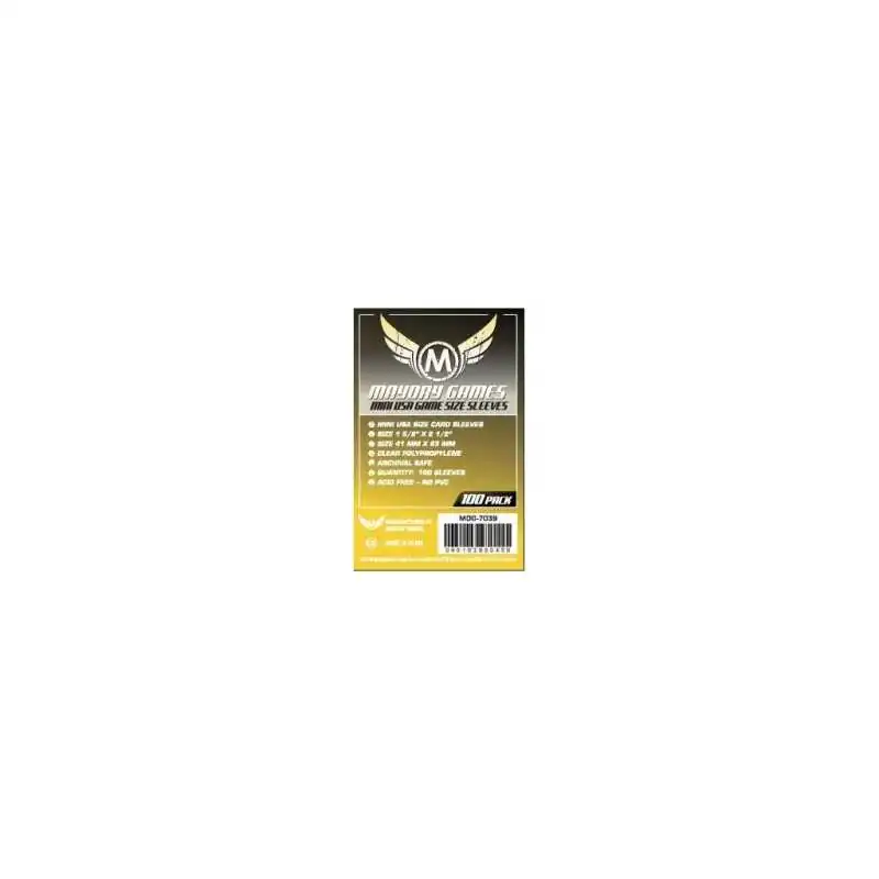 Sleeves Mayday 41x63mm Mini USA STANDARD - 100 pièces photo couverture de jeu