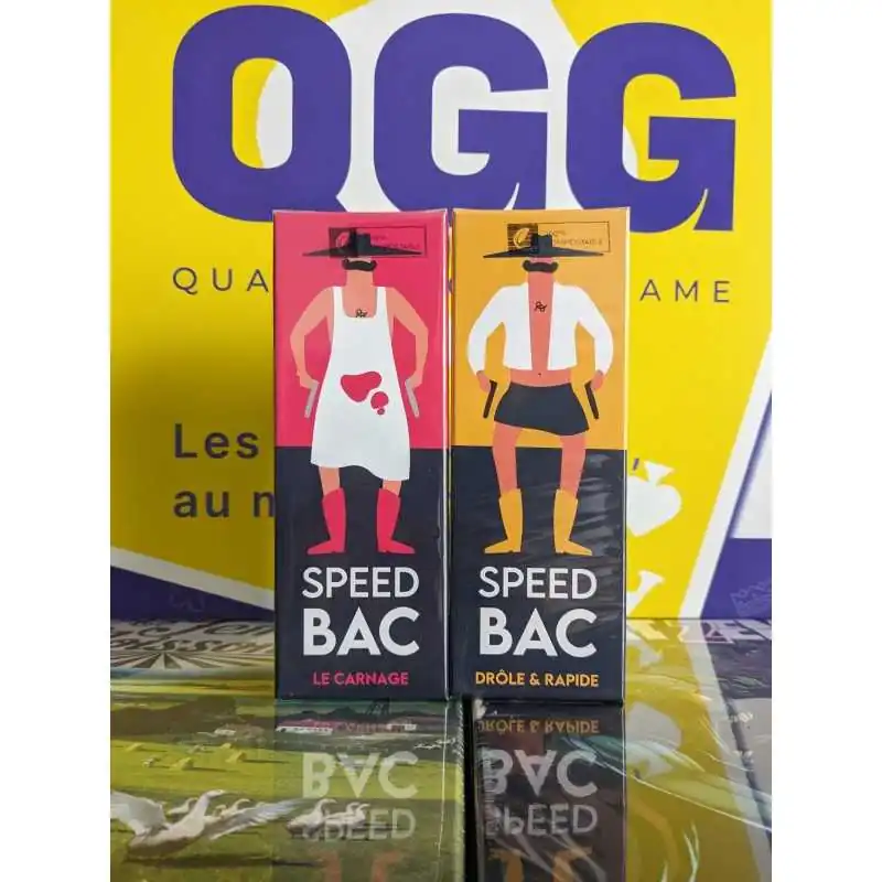 Pack Speed Bac jaune et rouge