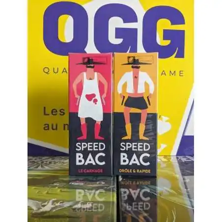 Pack Speed Bac jaune et rouge