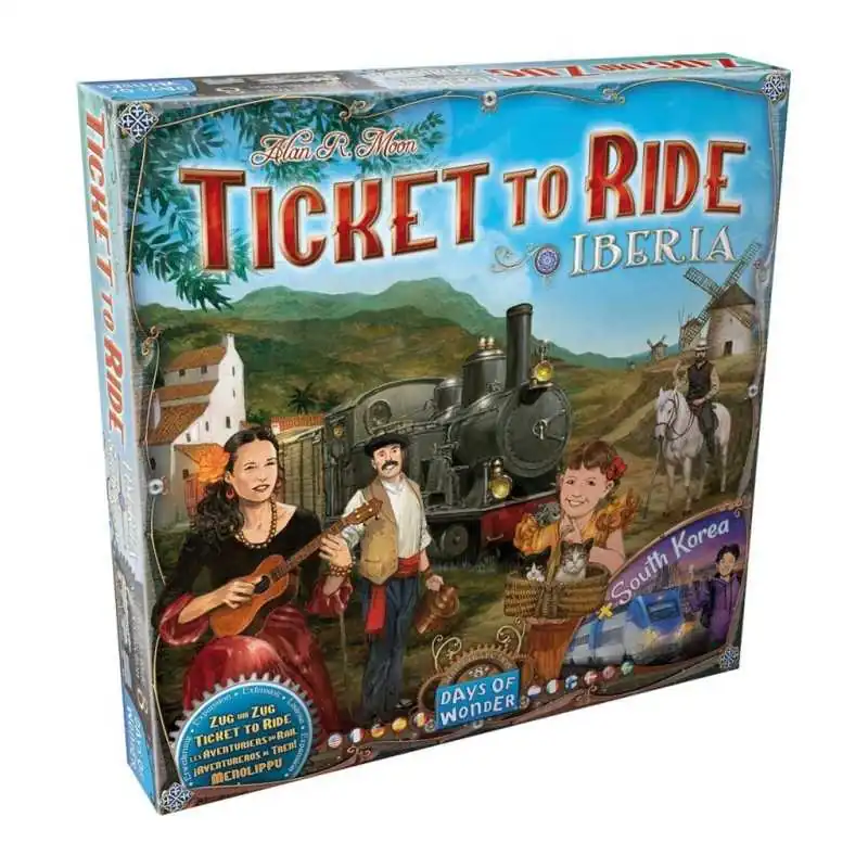 Les Aventuriers du Rail : Iberia et Corée du Sud photo couverture de jeu