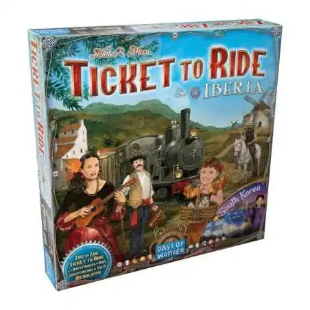 Les Aventuriers du Rail : Iberia et Corée du Sud photo couverture de jeu