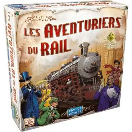 Les Aventuriers du Rail photo couverture de jeu