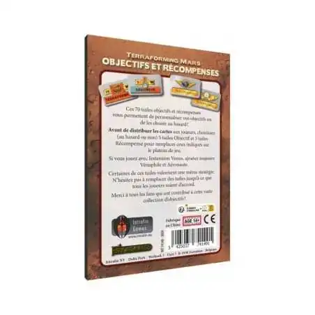 Terraforming Mars : Objectifs et Récompenses - Extension photo couverture de jeu