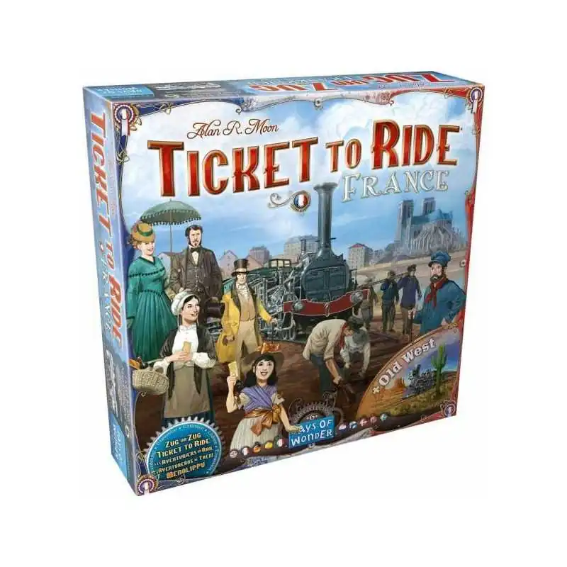 Les Aventuriers du Rail - France & Conquête de l'Ouest - extension photo couverture de jeu