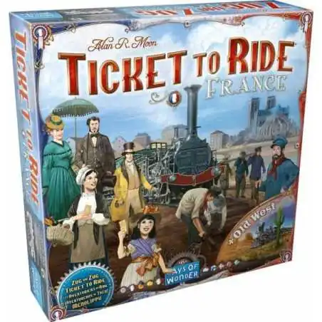 Les Aventuriers du Rail - France & Conquête de l'Ouest - extension photo couverture de jeu