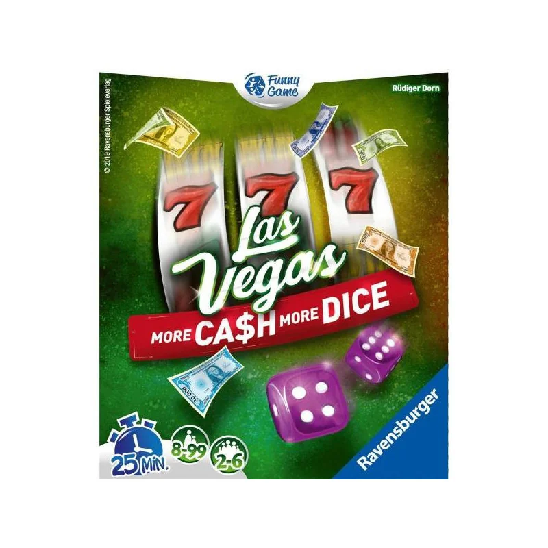 Las Vegas : More Cash More Dice - Extension photo couverture de jeu
