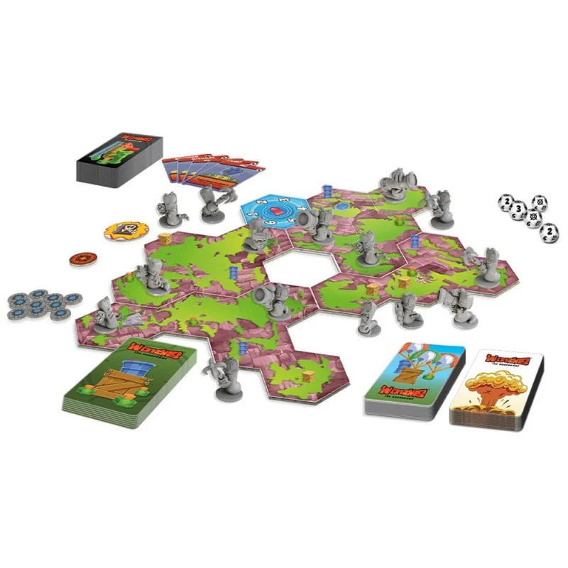 Worms : le Jeu de Plateau - Édition Collector photo matériel
