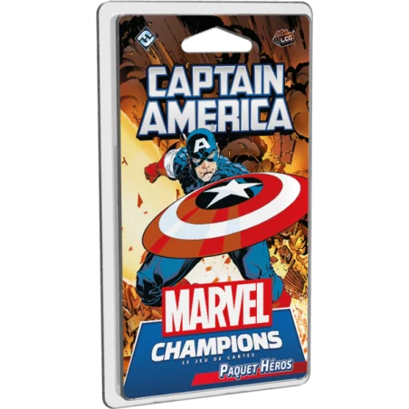 Marvel Champions : Captain America - Extension photo couverture de jeu
