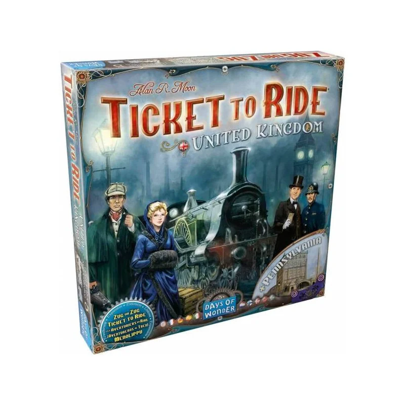 Les Aventuriers du Rail : UK / Pennsylvanie - Extension photo couverture de jeu