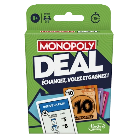 Monopoly Deal - Édition 2024 photo couverture de jeu