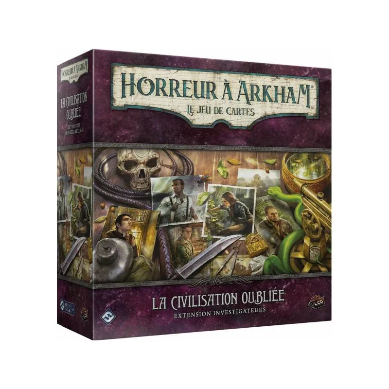 Horreur à Arkham JCE : La Civilisation Oubliée - Extension Investigateurs photo couverture de jeu