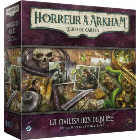 Horreur à Arkham JCE : La Civilisation Oubliée - Extension Investigateurs photo couverture de jeu