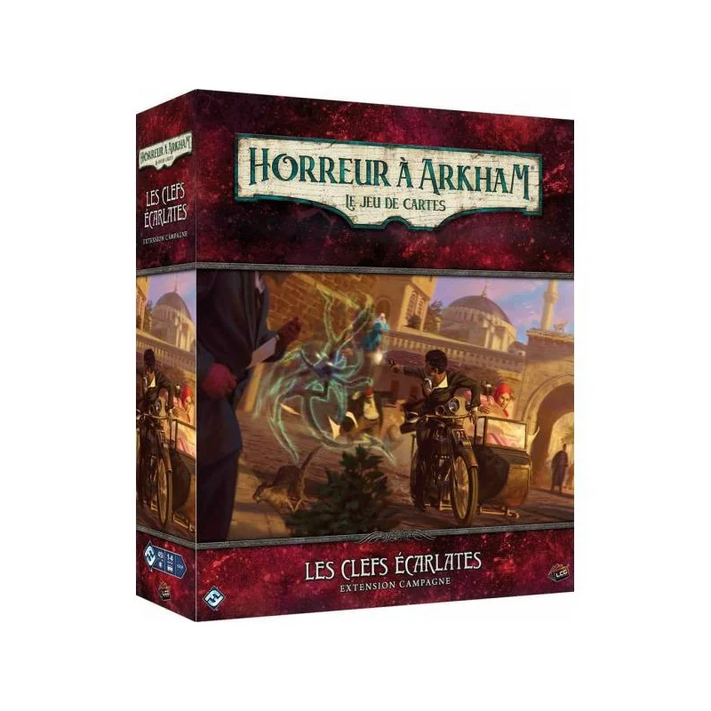 Horreur à Arkham JCE : Les Clefs Écarlates - Extension Campagne photo couverture de jeu