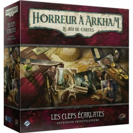 Horreur à Arkham JCE : Les Clefs Écarlates - Extension Investigateurs photo couverture de jeu