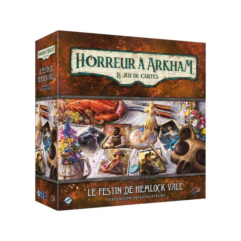 Horreur à Arkham JCE : Le Festin De Hemlock Vale - Extension Investigateurs photo couverture de jeu