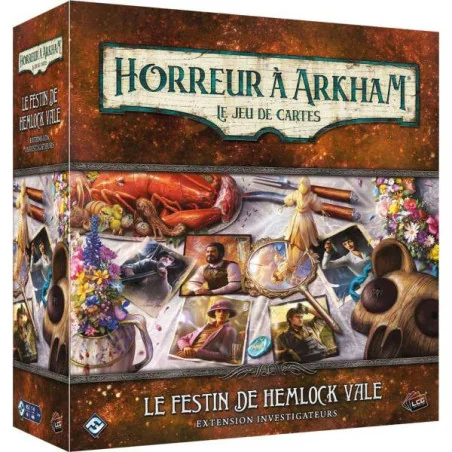 Horreur à Arkham JCE : Le Festin De Hemlock Vale - Extension Investigateurs photo couverture de jeu