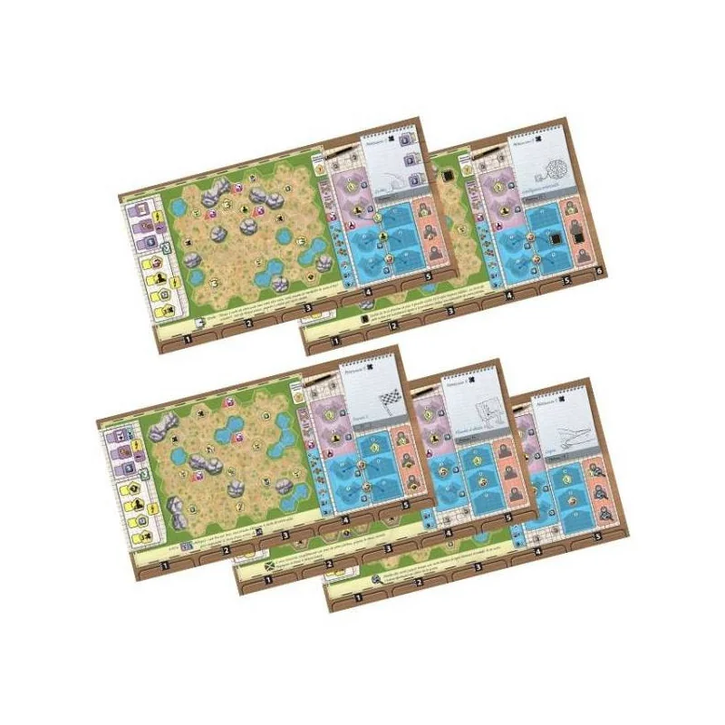Ark Nova : Pack Zoo n°2 Plateau zoo recto/verso - Extension photo couverture de jeu
