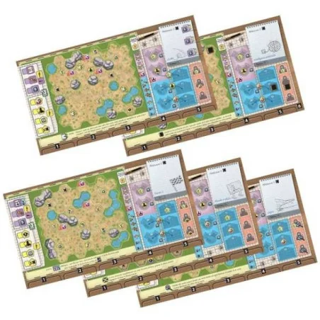 Ark Nova : Pack Zoo n°2 Plateau zoo recto/verso - Extension photo couverture de jeu