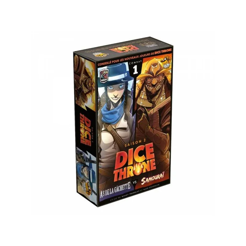 Dice Throne : As de la Gâchette VS Samouraï photo couverture de jeu