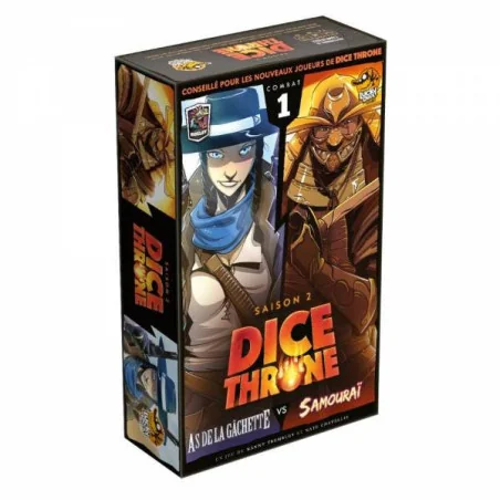 Dice Throne : As de la Gâchette VS Samouraï photo couverture de jeu