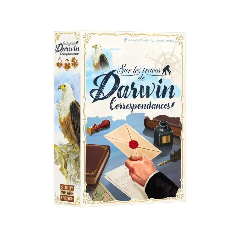 Sur les Traces de Darwin : Correspondances - extension photo couverture de jeu